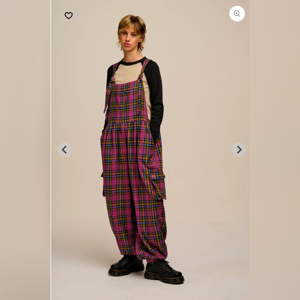 Lucy & Yak Miyada dungarees overalls jumpsuit US 14-16